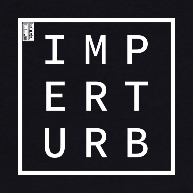 IMPERTURB Define Me Word Simple Classic Square Box by porcodiseno